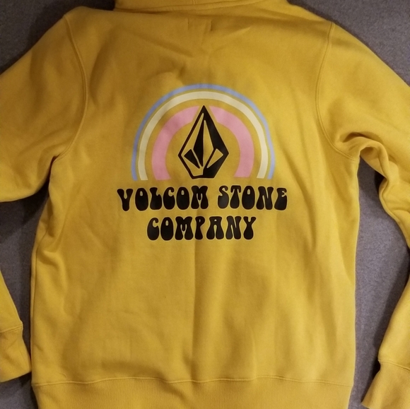 Volcom hoodie yellow - Picture 4 of 5
